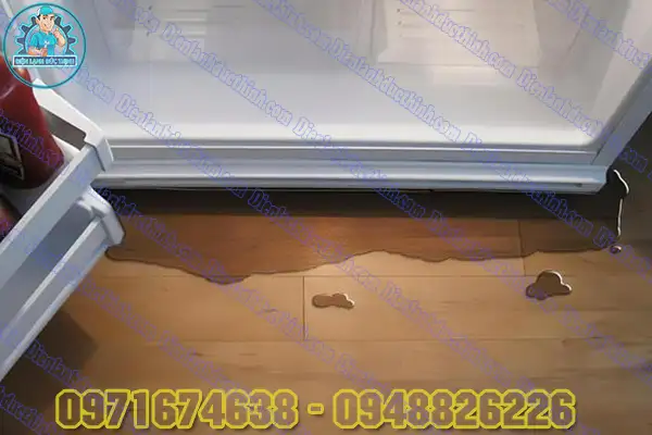 Tủ lạnh bị chảy nước ở bên ngoài