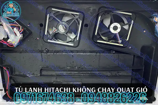 Quạt tủ lạnh hitachi nội địa nhật