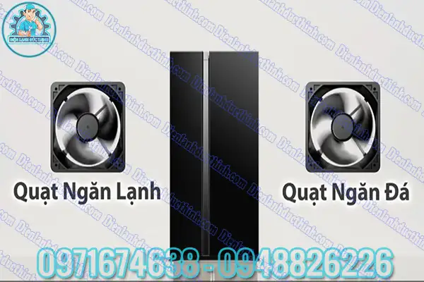 Quạt tủ lạnh Hitachi 4 dây