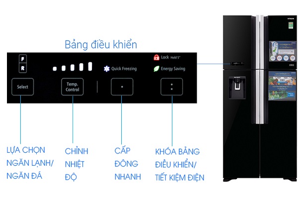 Sửa Tủ Lạnh Hitachi R- FW690PGV7X 1