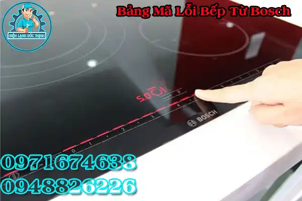 Bếp từ Bosch nhấp nháy