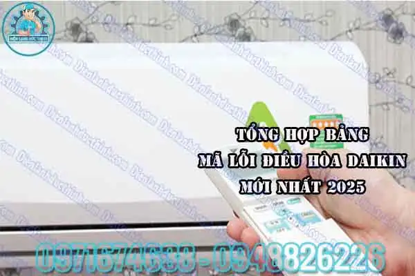 Mã lỗi máy lạnh Daikin 00