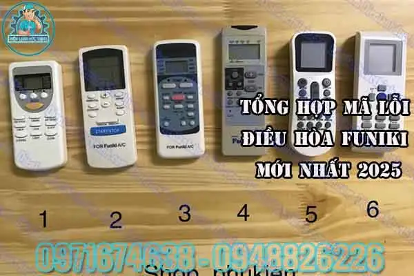 Cách test lỗi điều hòa Funiki