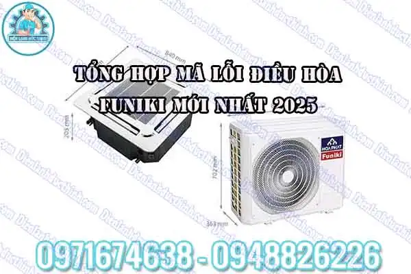 Mã lỗi điều hòa Funiki Inverter