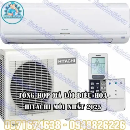 Bảng Mã Lỗi Điều Hòa Hitachi