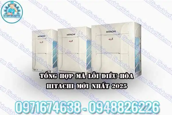 Mã lỗi điều hòa Hitachi nội địa