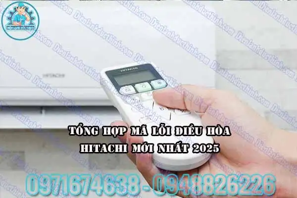 Cách test mã lỗi máy lạnh Hitachi inverter