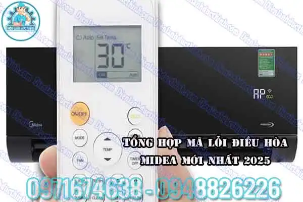 Mã lỗi máy lạnh Midea Inverter