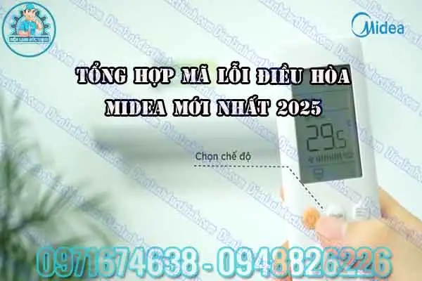 Máy lạnh Midea báo lỗi EL 01