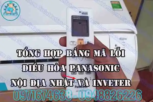 Mã lỗi điều hòa Panasonic nháy đèn