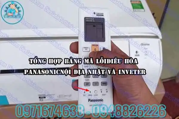Lỗi điều hòa Panasonic nháy đèn timer 2 lần