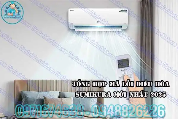 Cách kiểm tra mã lỗi điều hòa Sumikura