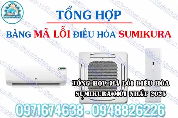 Mã lỗi máy lạnh Sumikura F6