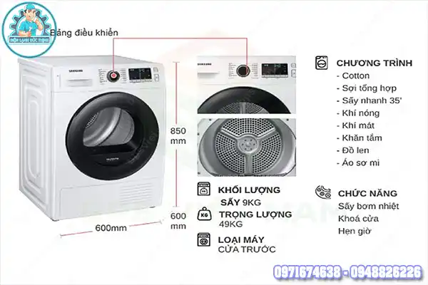 Máy sấy Samsung bảo lỗi FiL