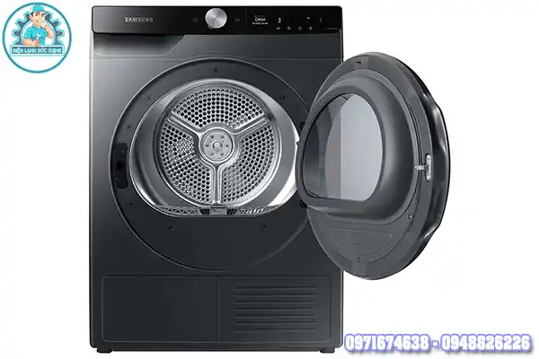 Làm sạch bộ trao đổi nhiệt máy sấy Samsung