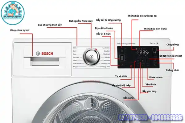 Giải Đáp Các Biểu Tượng Trên Máy Sấy Bosch2