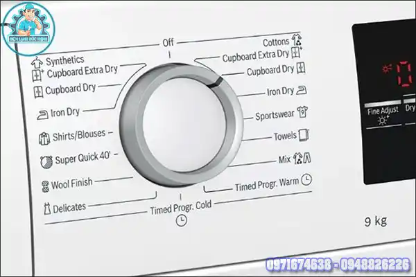 Giải Đáp Các Biểu Tượng Trên Máy Sấy Bosch3