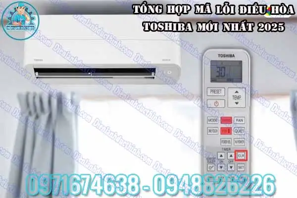 Mã lỗi máy lạnh Toshiba Inverter