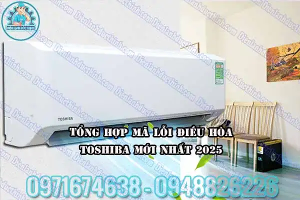 Mã lỗi máy lạnh Toshiba 1C