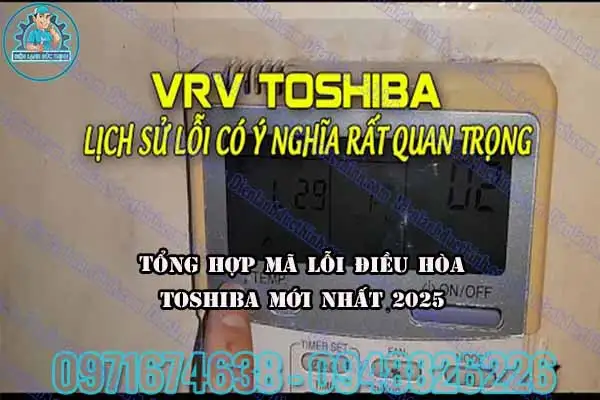 Cách test lỗi máy lạnh Toshiba nội địa