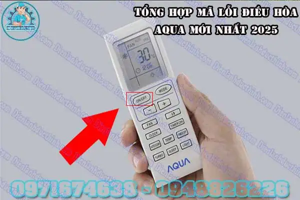 Mã lỗi máy lạnh Aqua Inverter F1