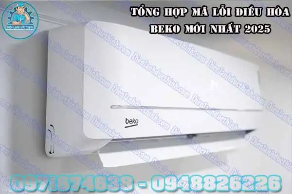 Máy lạnh Beko báo lỗi E1