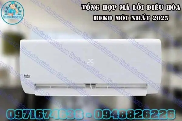 Máy lạnh Beko báo lỗi E0
