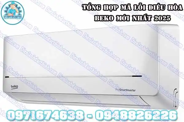 Máy lạnh Beko báo lỗi EC