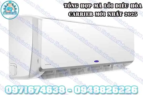 Tủ mát Carrier báo lỗi cln