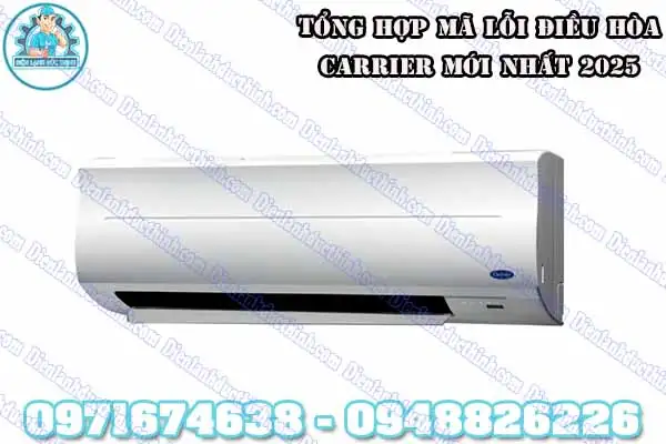 Mã lỗi máy lạnh Carrier inverter