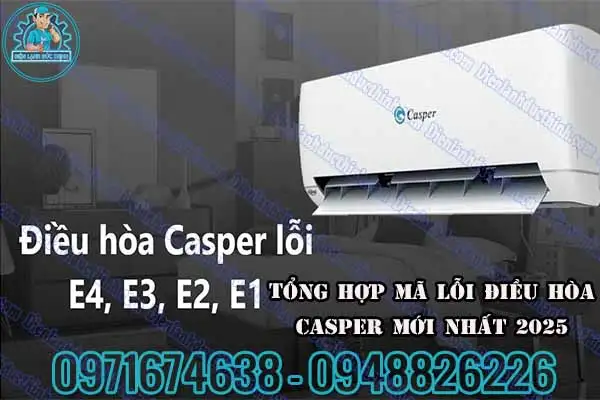 Mã lỗi điều hòa Casper P3