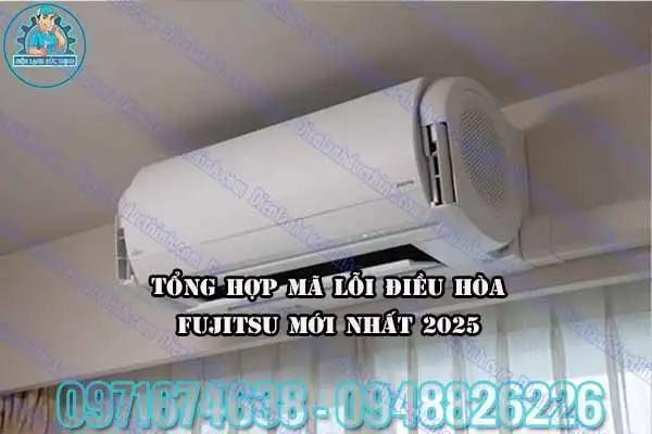 Mã lỗi điều hòa Fujitsu nội địa nháy đèn đỏ 3 lần