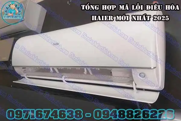 Bảng mã lỗi máy giặt Haier từ A-Z