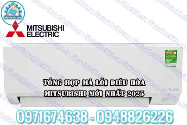 Mã lỗi máy lạnh Mitsubishi nội địa nháy đèn