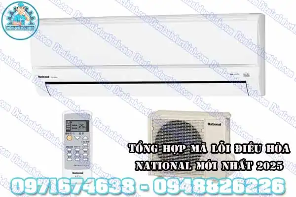 Mã lỗi máy giặt National nội địa