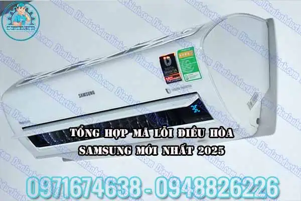 Máy lạnh Samsung báo lỗi chớp đèn