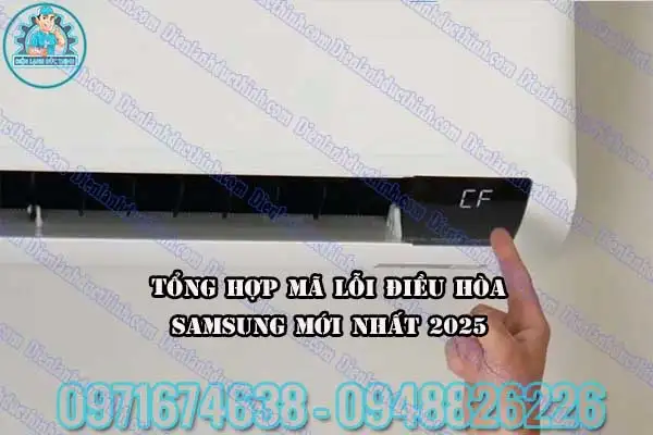 Mã lỗi điều hòa Samsung inverter nháy đèn
