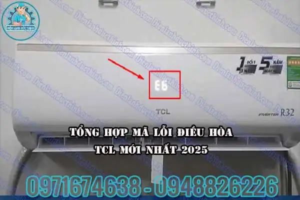 Máy lạnh TCL báo lỗi E6