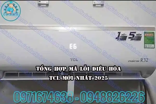 Máy lạnh TCL báo lỗi F6