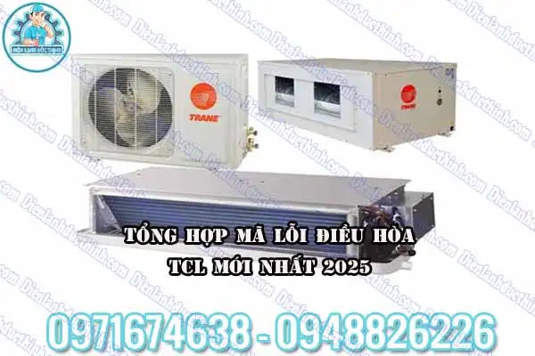 Điều hòa Trane báo lỗi e3