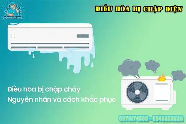 Điều hòa bị chập điện