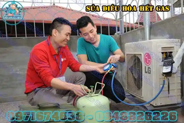 Điều hòa hết ga có hiện tượng gì