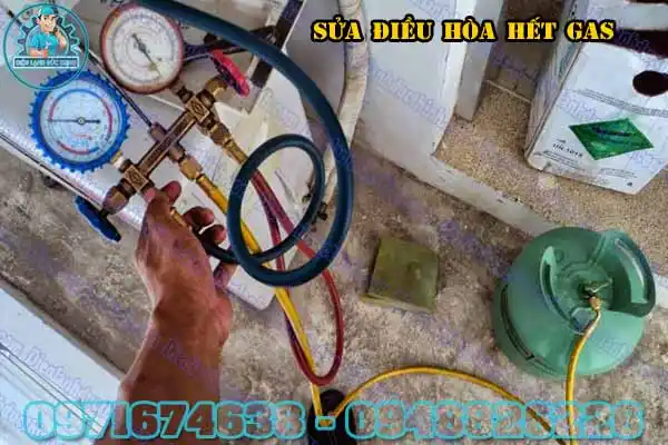 Máy lạnh hết ga có hao điện không