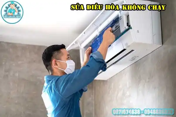 Máy lạnh lên nguồn nhưng không chạy