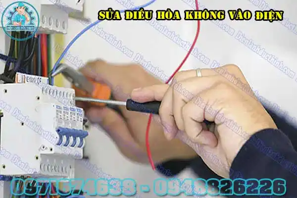 Cách sửa điều hòa không vào điện