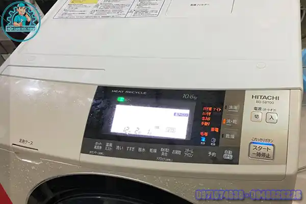 Máy giặt Hitachi báo lỗi Fc