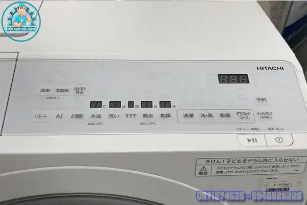 Lỗi C9 máy giặt Hitachi