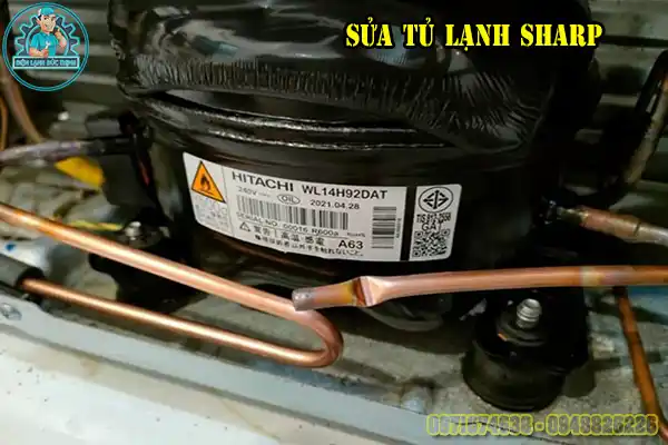 Nút điều chỉnh nhiệt độ tủ lạnh Sharp