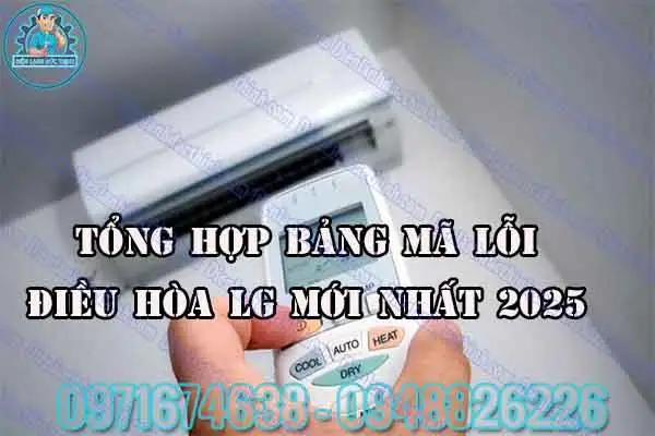 Mã lỗi máy lạnh LG Inverter
