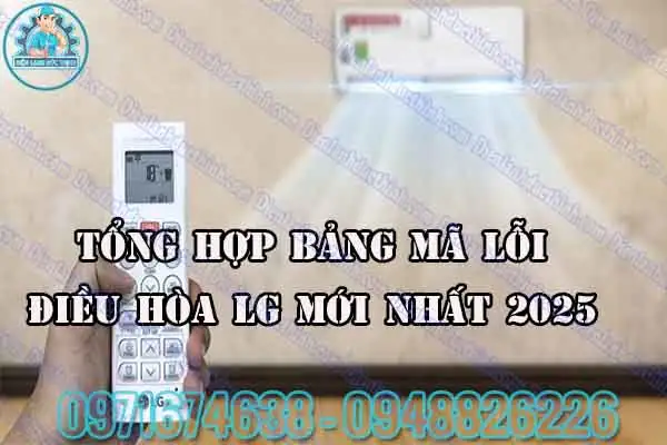 Mã lỗi máy lạnh LG CH 38
